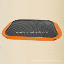 FDA Cast Iron Griddle Plate with Enaml Handle